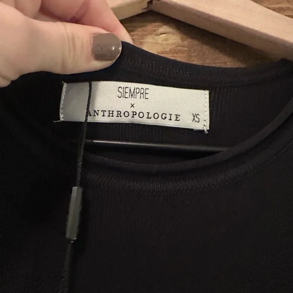 Anthropologie Black and White Maxi Dress - Picture 2 of 3